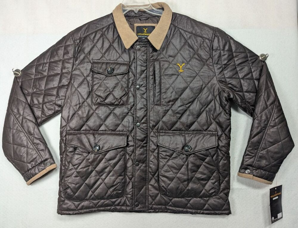 Yellowstone - Dutton Ranch - Button Up Puffer Jacket - Size 3XL